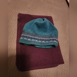 Vintage Fleece Hat And Scarf